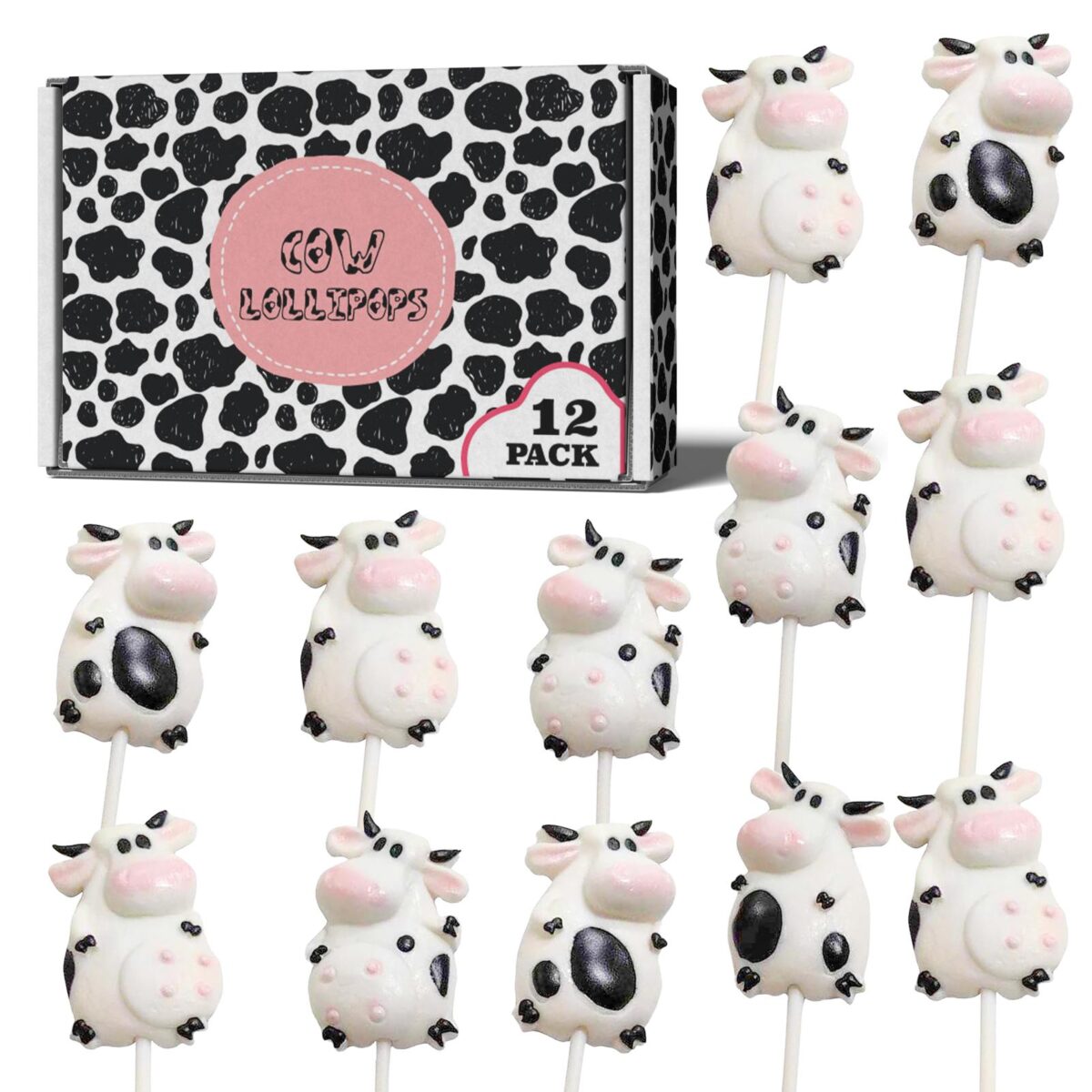 Cow Candy Lollipops