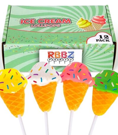 Ice Cream Cone Lollipops