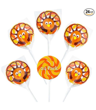 Turkey Swirl Lollipops