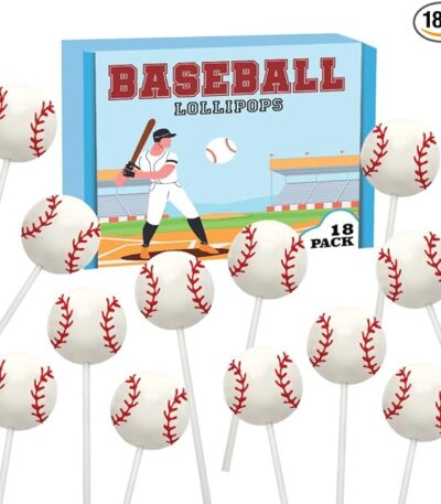 Baseball Candy Lollipops