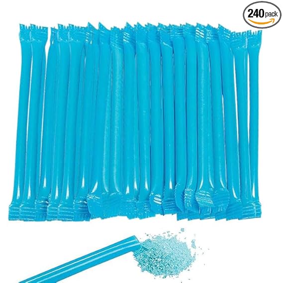 Blue Candy Powder Filled Sticks Rbbz Party
