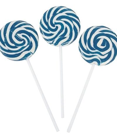 Blue Swirl Lollipops