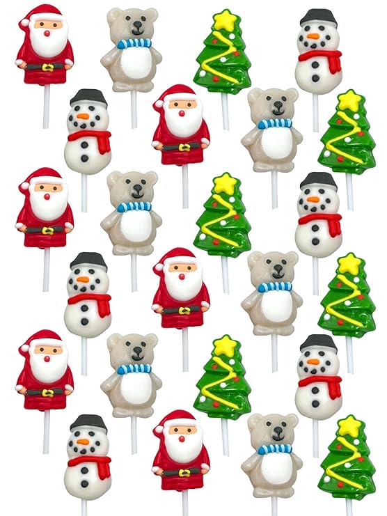 Christmas Lollipops Holiday Suckers by Rbbz Party