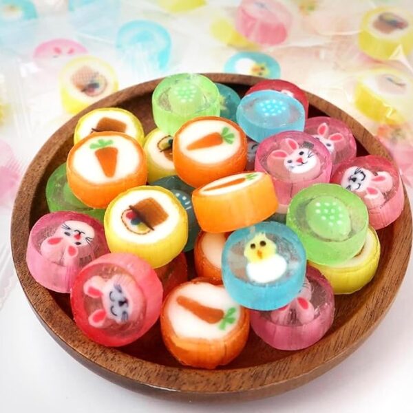 Easter Candy - Individually Wrapped Bulk Hard Candy Mix - Small Hard Candies Easter Variety Pack - Great for Egg Fillers - Office Candy - 1 lb Bag - 6 Flavors - Treats for Kids and Adults