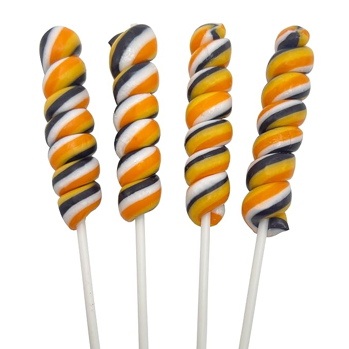 Halloween Twisty Lollipops - 24 Unicorn Suckers Individually RBBZ PARTY