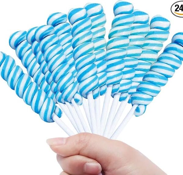 Light Blue Twisty Lollipops Rbbz Party