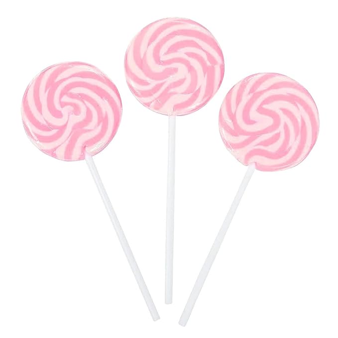 PINK SWIRL LOLLIPOPS BY RBBZ PARTY