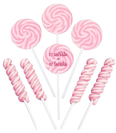 Pink Candy Lollipops