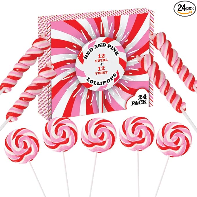 Pink and White Lollipops by Rbbz Party