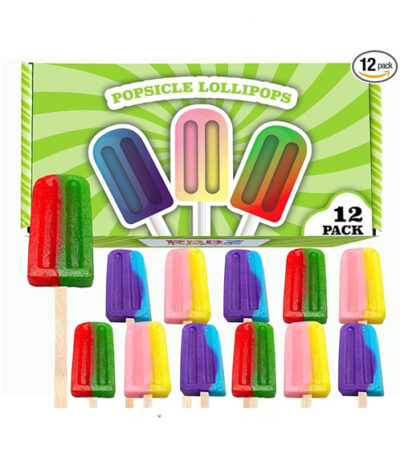 Popsicle Shaped Ice Cream Lollipops