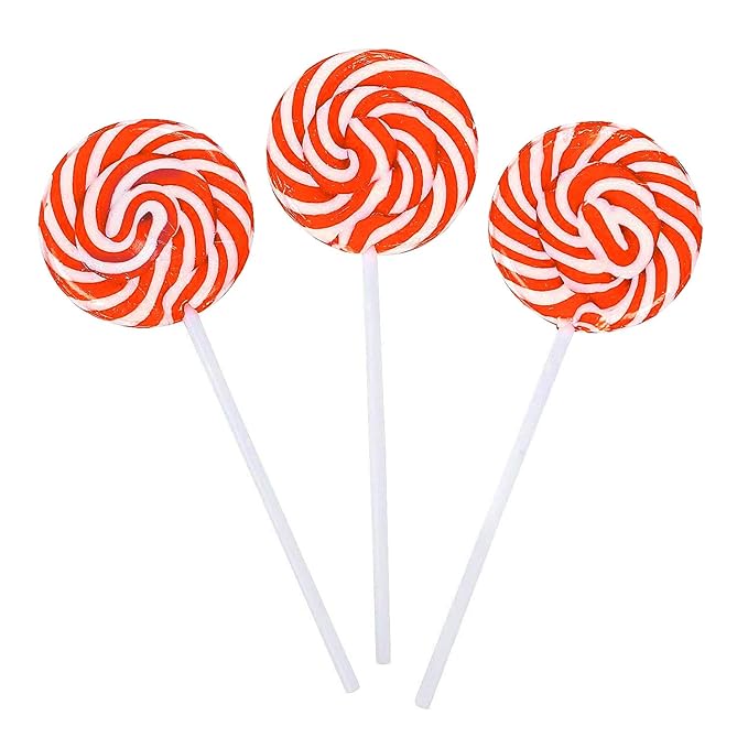 Red Swirl Lollipops Rbbz party
