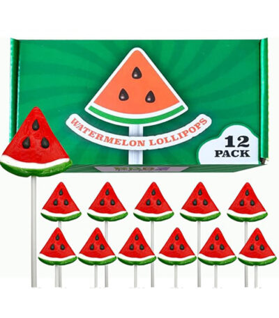 Watermelon Candy Lollipops