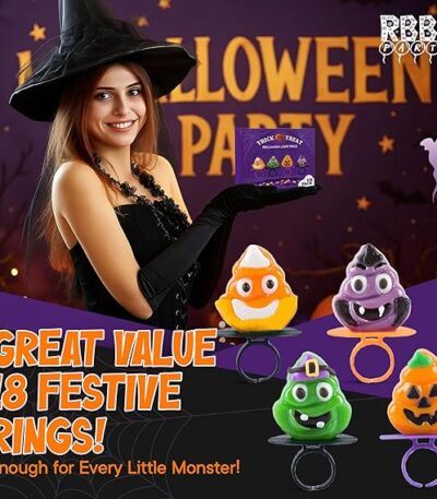 Halloween Candy Ring Pops