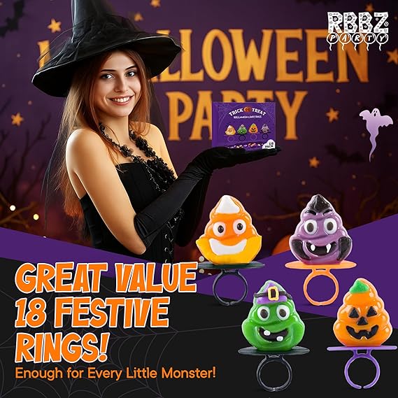 Halloween Candy Ring Pops