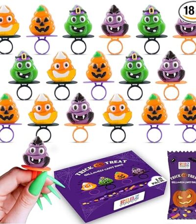 Halloween Candy Ring Pops