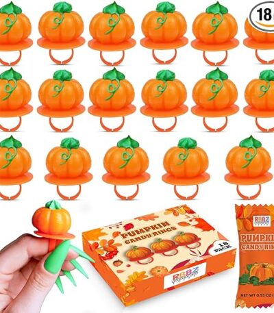 Pumpkin Candy 3D Ring Pops