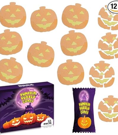 Pumpkin Jack O Lantern Puzzle Candy
