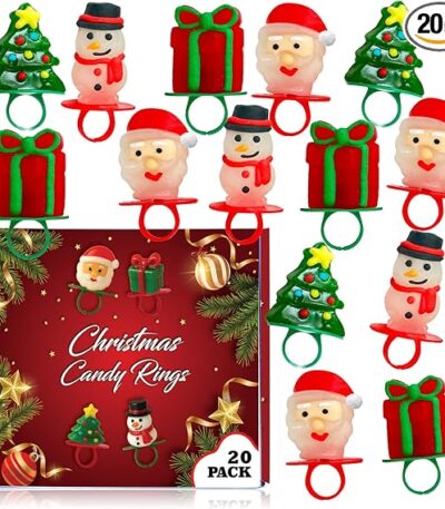 Christmas Candy Rings Bulk USA
