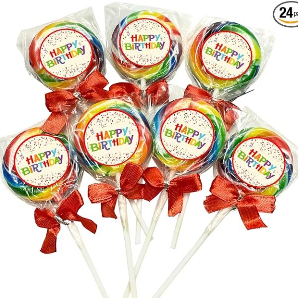 Happy Birthday Candy Lollipops