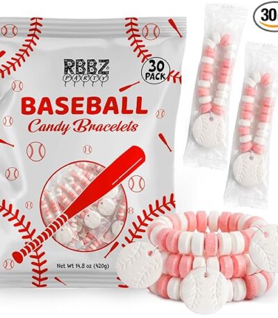 Baseball Candy Bracelets