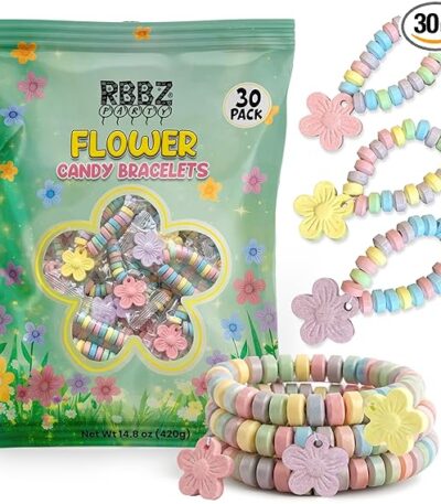 Flower Shaped Candy Bracelets