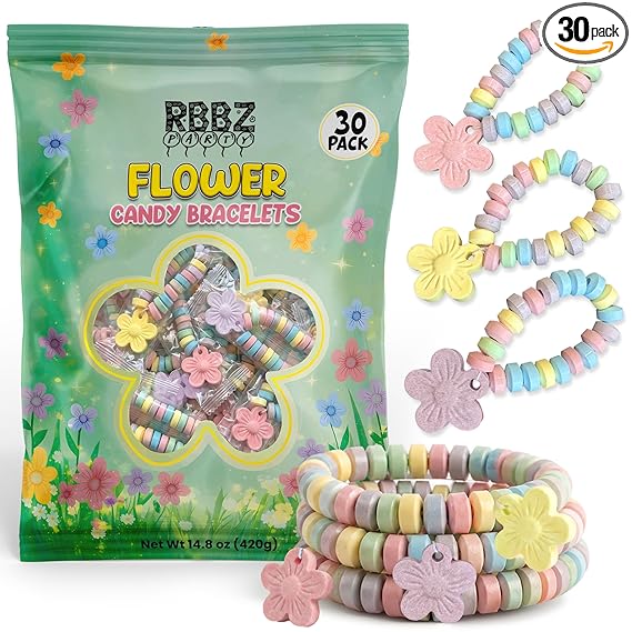 Flower Shaped Candy Bracelets Flower Shaped Candy Bracelets