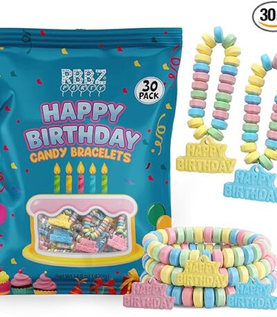 Happy Birthday Candy Bracelets