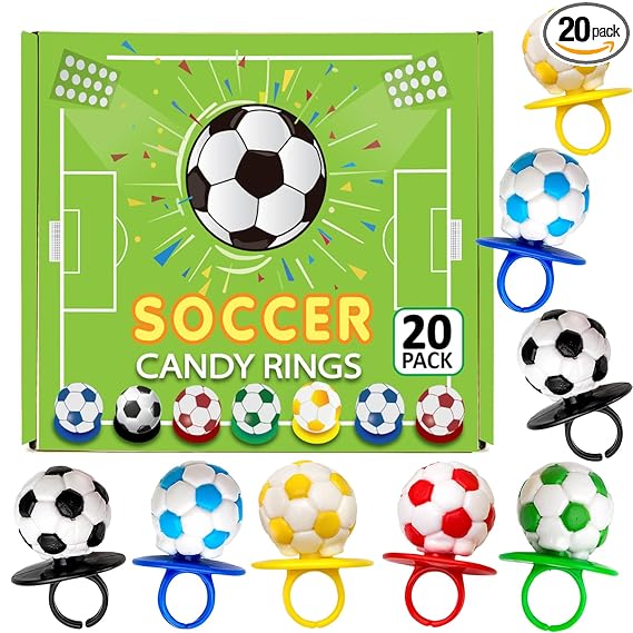 Soccer Candy 3D Rings Bulk Soccer Candy 3D Rings Bulk